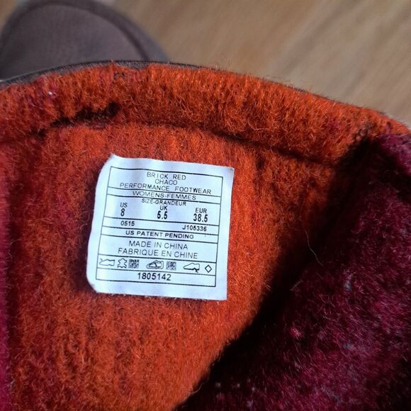 Chaco Hopi Boots Women’s 8 Brown Leather Wool Lined Ankle Pull On Chelsea Comfy - Picture 8 of 11